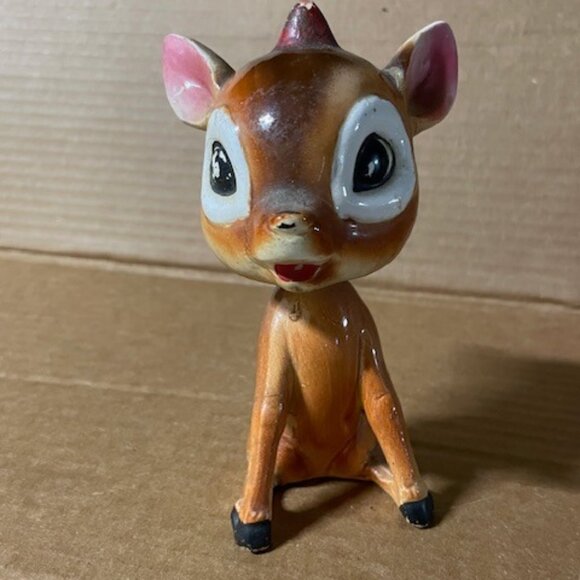 Vintage Bobblehead Bambi Deer 1950's - Picture 1 of 4